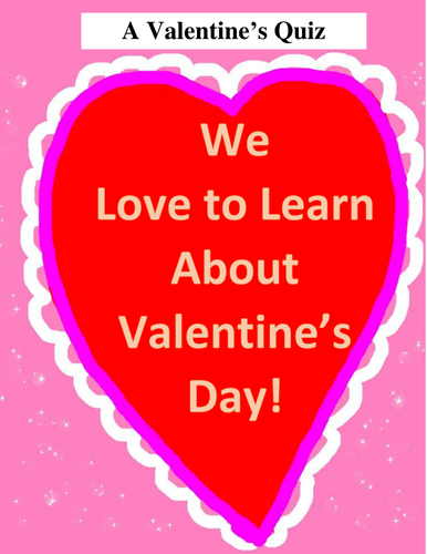 FREE Valentine's Day Activity