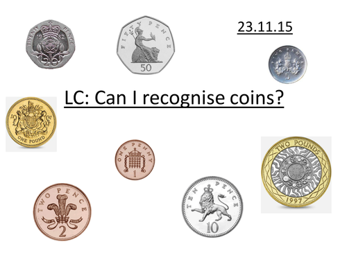Recognising Coins Year 2