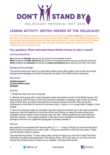 British Heroes of the Holocaust
