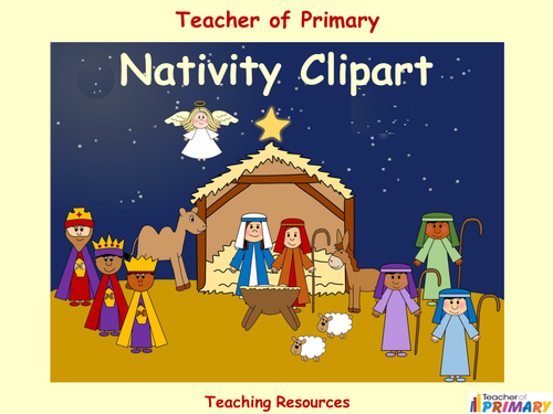 Nativity Clipart (18 high resolution images)