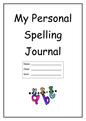 Personal Spelling Journal