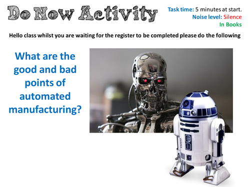 Btec Engineering Learning Aim A Automated Engineering