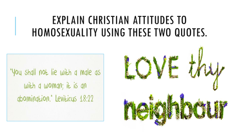 Christianity and Homosexuality 2015