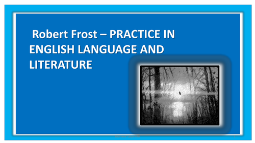 Robert Frost- poetry and analysis
