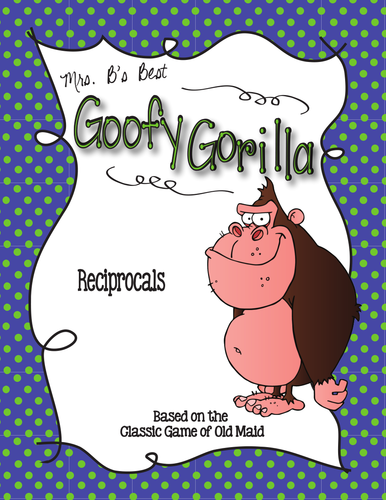 Goofy Gorilla Card Game: Identifying Reciprocals