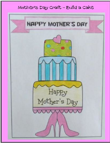 Mother's Day Crafts - Bake Mom a Cake