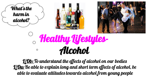 Post 16 PSHCEE Healthy Lifestyles- Alcohol