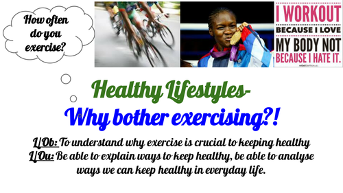 Post 16 PSHCEE Healthy lifestyles- Exercise and keeping fit when you leave school
