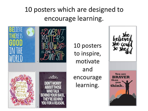 10 posters to inspire learning