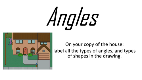 Angles activities: Simpsons themed angles in triangles, quadrilaterals and vertically opposite