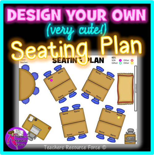 Visual seating plan template