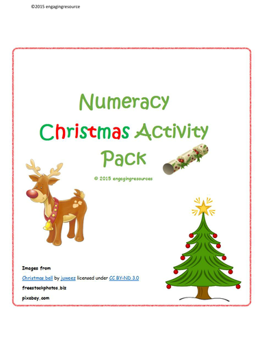  Christmas Activity Pack - Maths and Numeracy