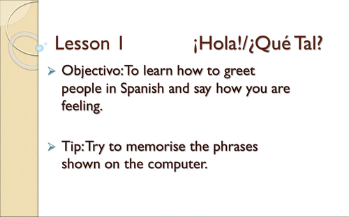 Spanish Greetings♥ | Teaching Resources