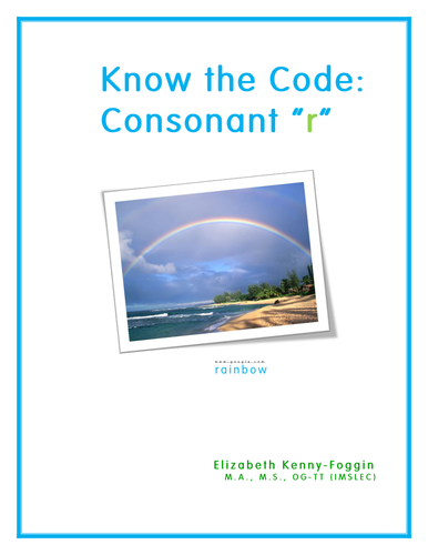 Know the Code: Consonant "r"