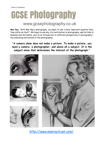 Man Ray - photographer