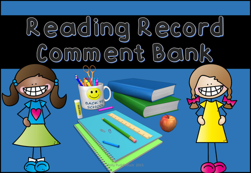 Reading Record Comment Bank