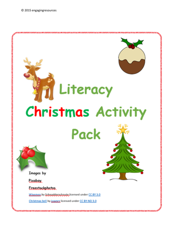 Christmas Activity Pack - English and Literacy 