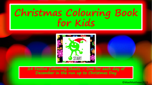 Christmas Colouring Book for Kids. 