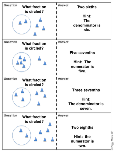 worksheet maths for addition on 1 class Fractions pmhc Quiz  cards by trade Resources Teaching quiz