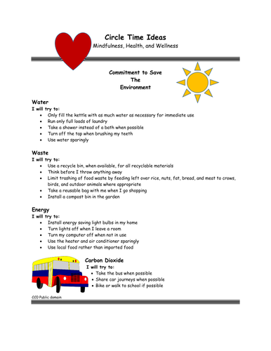 Circle Time ideas on teaching values