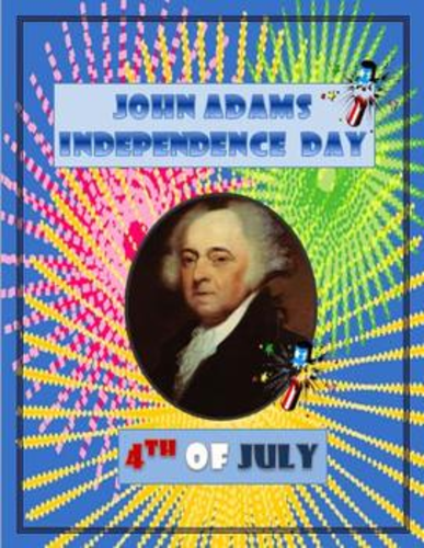 4th of July John Adams Independence Day Letter Primary Source