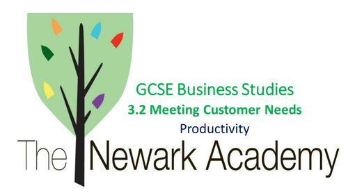 Edexcel GCSE Business - Lesson On Productivity - Unit 3