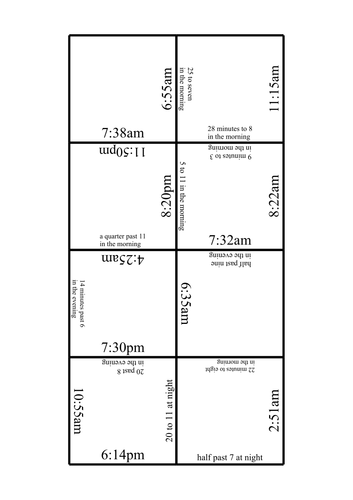 Time Jigsaws | Teaching Resources