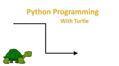 Introduction to Python using Python Turtle to draw shapes (Full lesson with tasks and explanations)