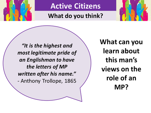 What is the role of an MP?