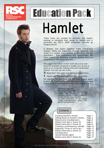 Hamlet (2008) Teacher's Notes 