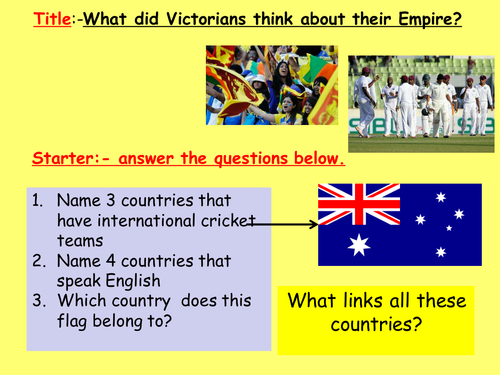 What did the Victorians think about their Empire?