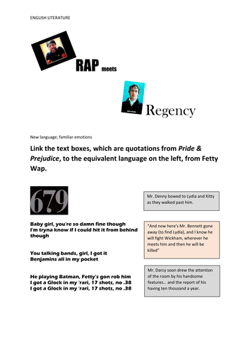Pride and Prejudice - Rap meets Regency