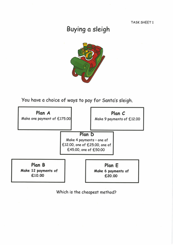 Year 4 Maths Christmas Challenge