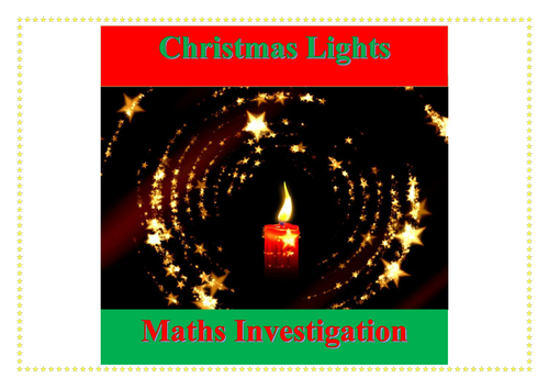 Christmas Lights Maths Investigation 