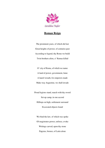 Roman Reign Poem