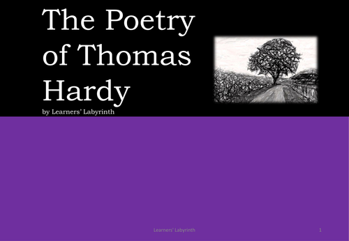 Learning at home- Poetry of Thomas Hardy