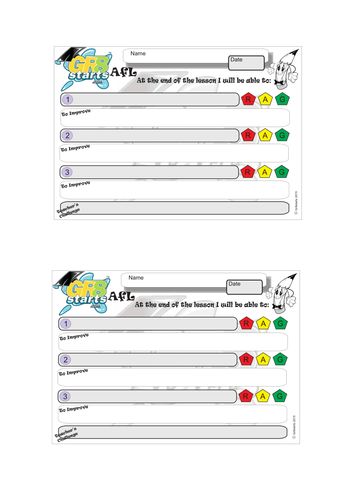 Self-Assessment Template, engaging and fun.