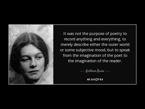 CIE IGCSE Literature poetry - 'Passion' by Kathleen Raine