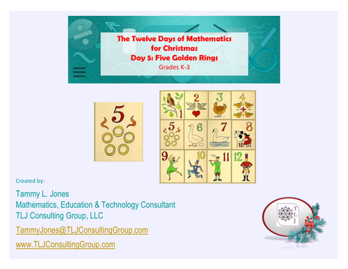 Twelve Days of Mathematics for Christmas-Day 5-K3