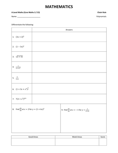 Chain Rule (Differentiation)