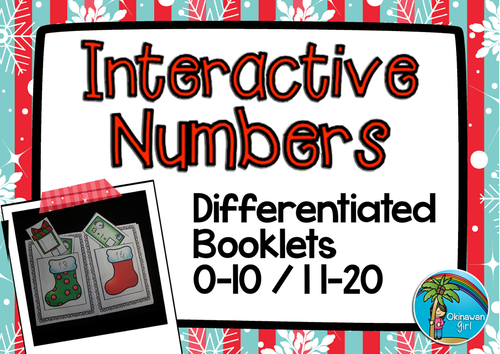 Christmas Stockings Interactive Maths Booklets (1-10 & 11-20)