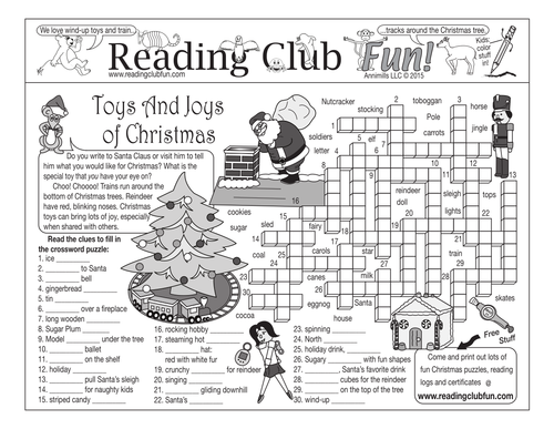 Toys and Joys of Christmas Two-Page Activity Set