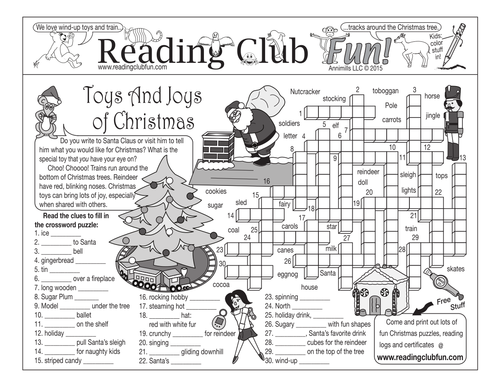 Bundle: Toys and Joys of Christmas Two-Page Activity Set and Word Search Puzzle