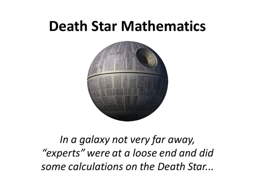Death Star Maths - Standard Form