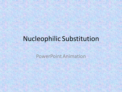 Nucleophilic Substitution