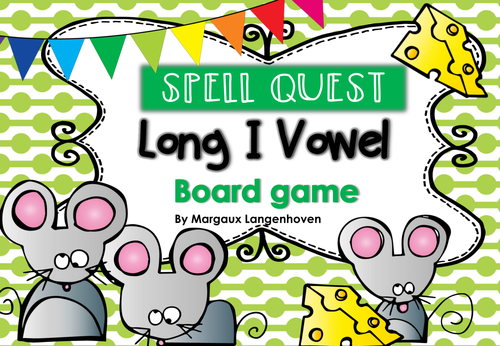 Long I Vowel Board Game