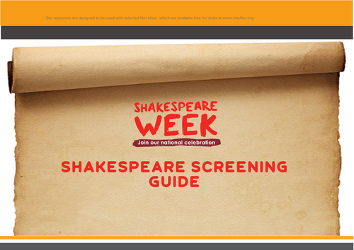 Shakespeare  Screening Guide 
