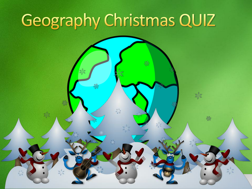 Geography Christmas Quiz