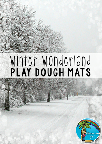 Winter Play Dough Mats