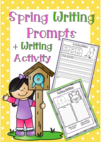 Spring Writing Prompts + Writing Activity | Teaching Resources